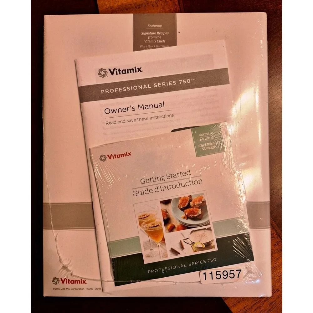 Vitamix G-Series Introduction to High Performance Blending Owners Man & CD New